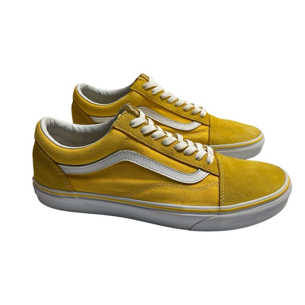 Vans Old Skool Yellow Skateboard Sneakers Men’s Size 10 - Picture 4 of 14